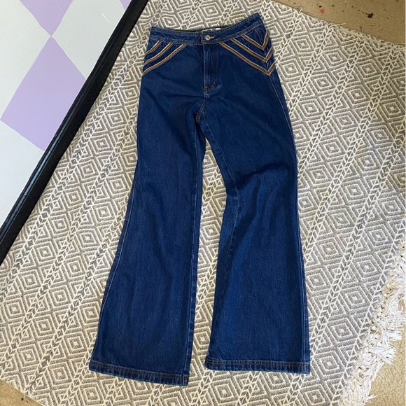 Embellished We The Free Jeans - Picture 1 of 8